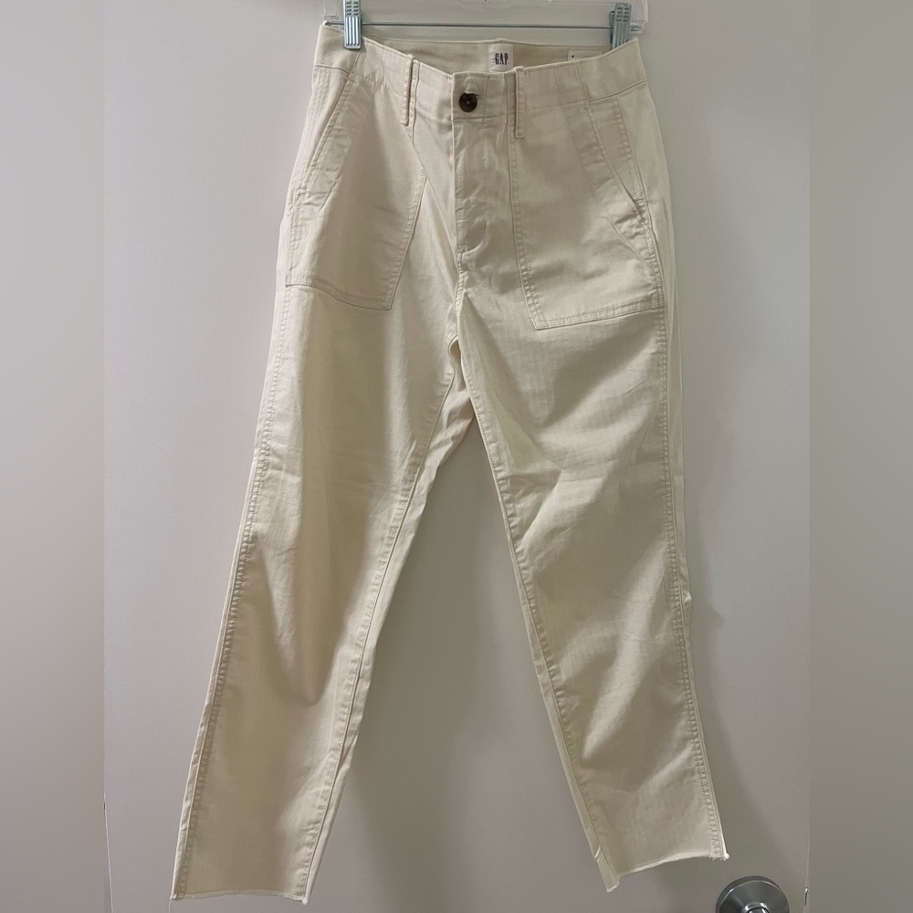 Cream Khaki Gap Pants